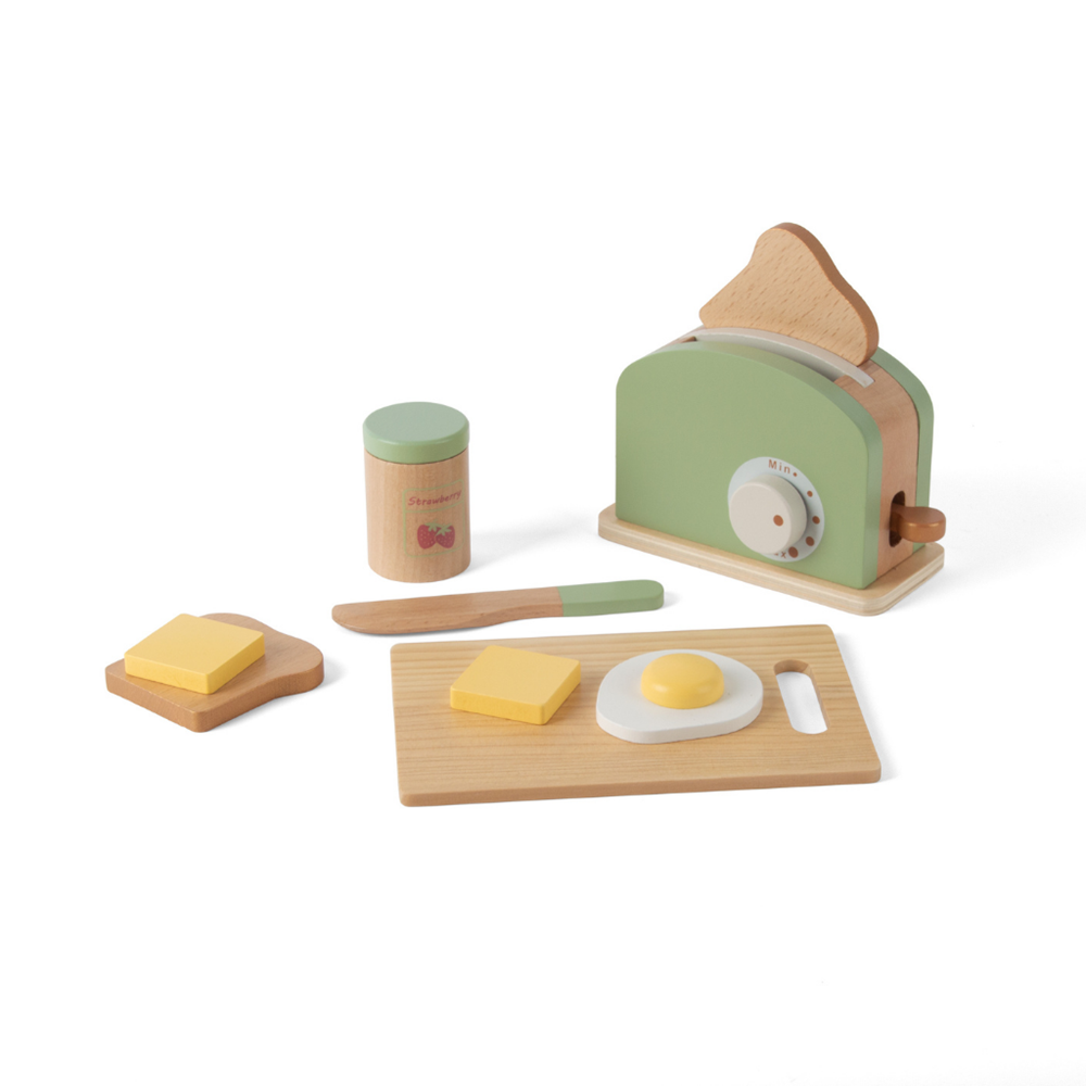 Dantoy - Playful Wood - Toaster Set