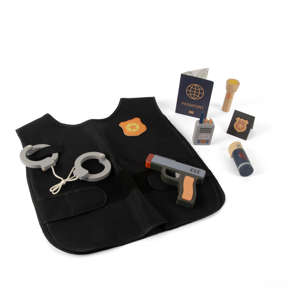 Dantoy - Playful Wood - Police Set