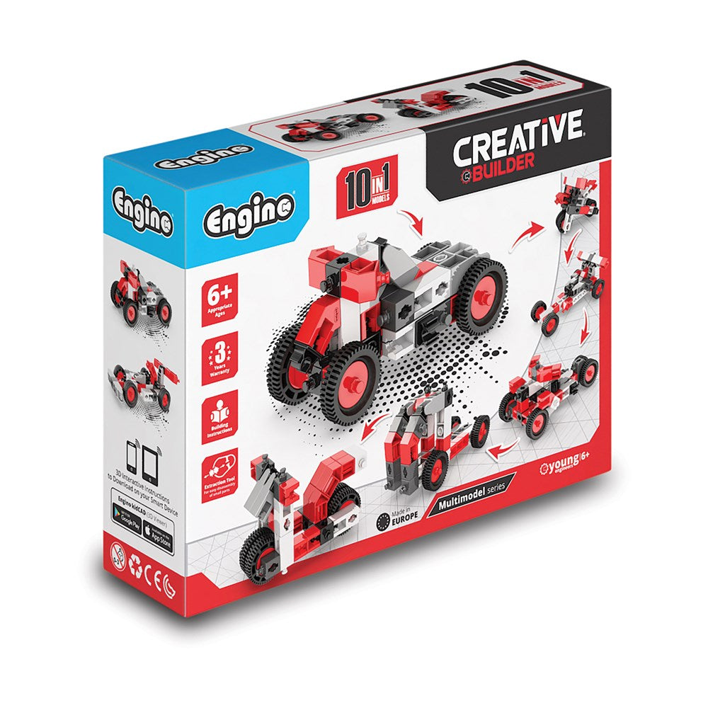 Engino 50-in-1 Motorized Set | Creative Builder Multi-Model Kit Engino 50-in-1 Motorized Set | Creative Builder Multi-Model Kit