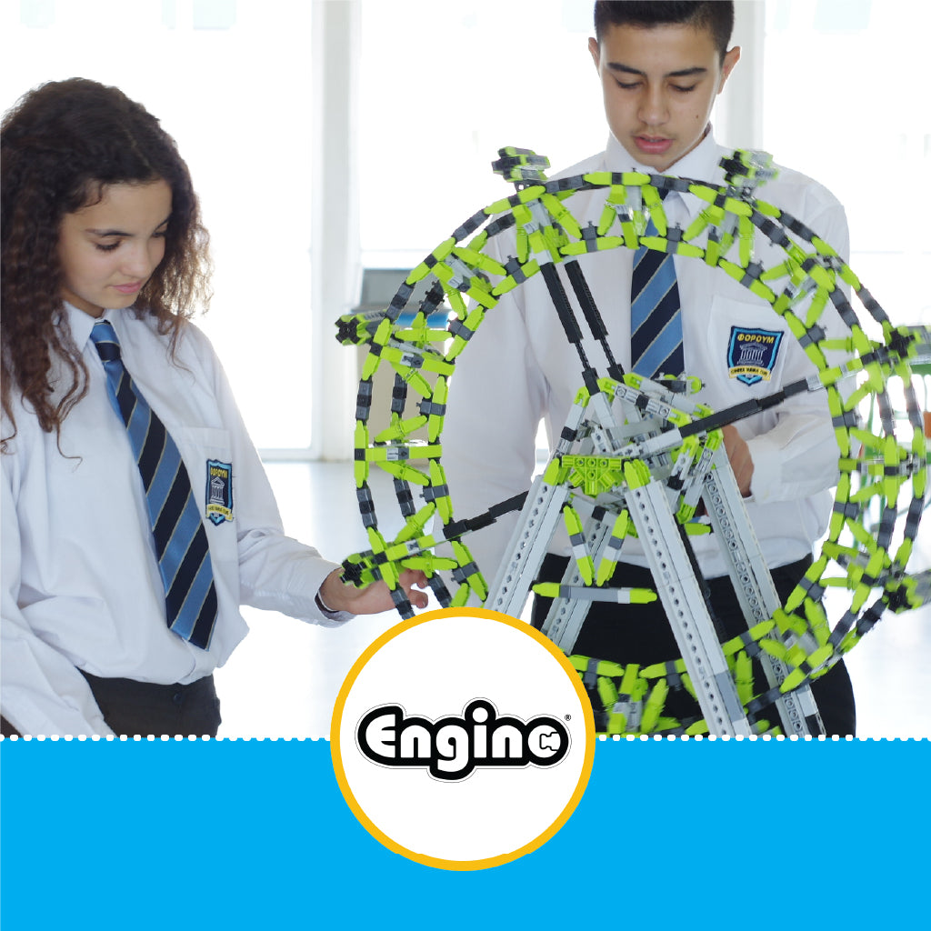 Engino: the most advanced and versatile three dimensional construction toy