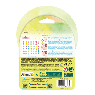 Avenir - Fancy Me - Hair Clips and Earring Stickers - Fruit