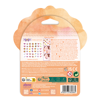 Avenir - Fancy Me - Hair Clips and Earring Stickers - Princess