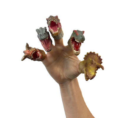 Johnco - Finger Puppet Display - Dinosaurs - 50 pieces