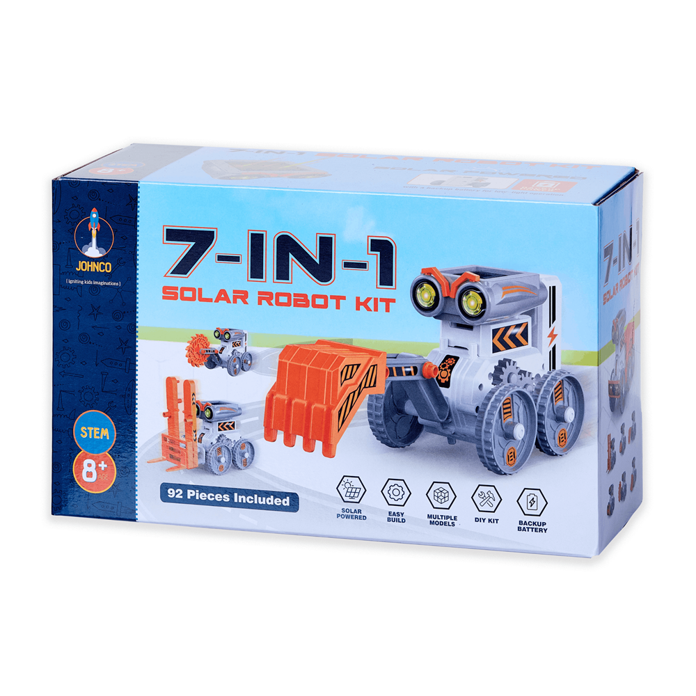 Johnco - 7 in 1 Solar Robot Kit