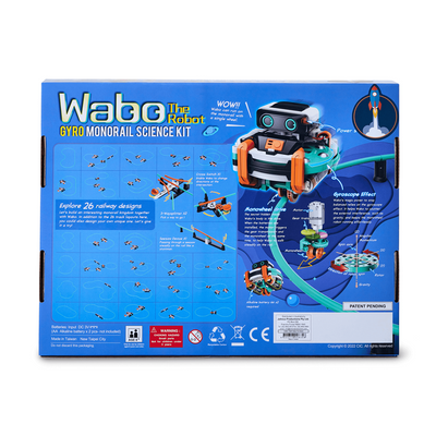 Johnco - Wabo the Robot - Gyro Monorail Science Kit