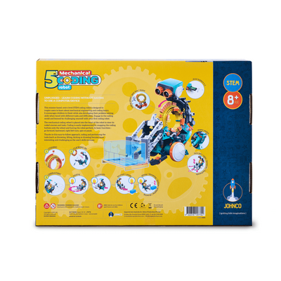 Johnco - 5 in 1 Mechanical Coding Robot