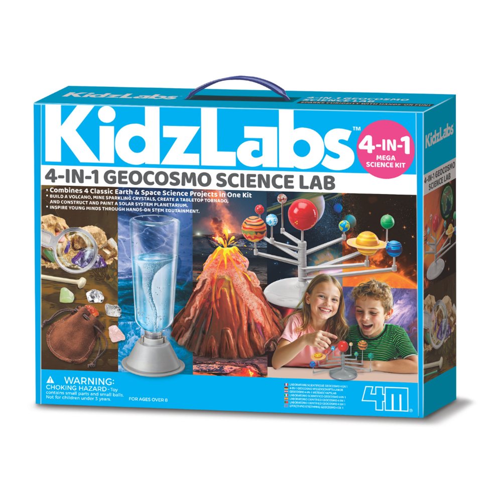 4M - KidzLabs - 4 in 1 Geocosmo Science Lab