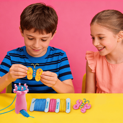 4M - KidzLabs - Craft To Go - Press, Origami & Knit - 18 Unit Display