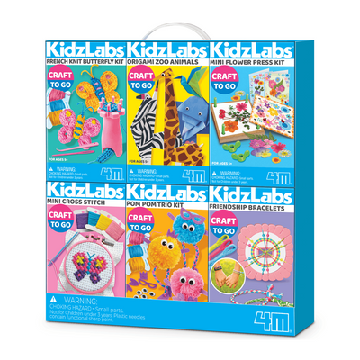 4M - KidzLabs - Craft To Go - 6 Pack Bundle