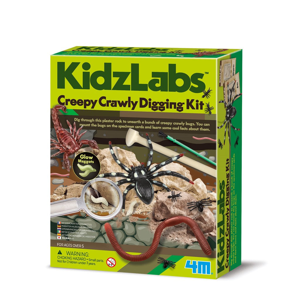 4M - KidzLabs - Creepy Crawly Digging Kit - Johnco
