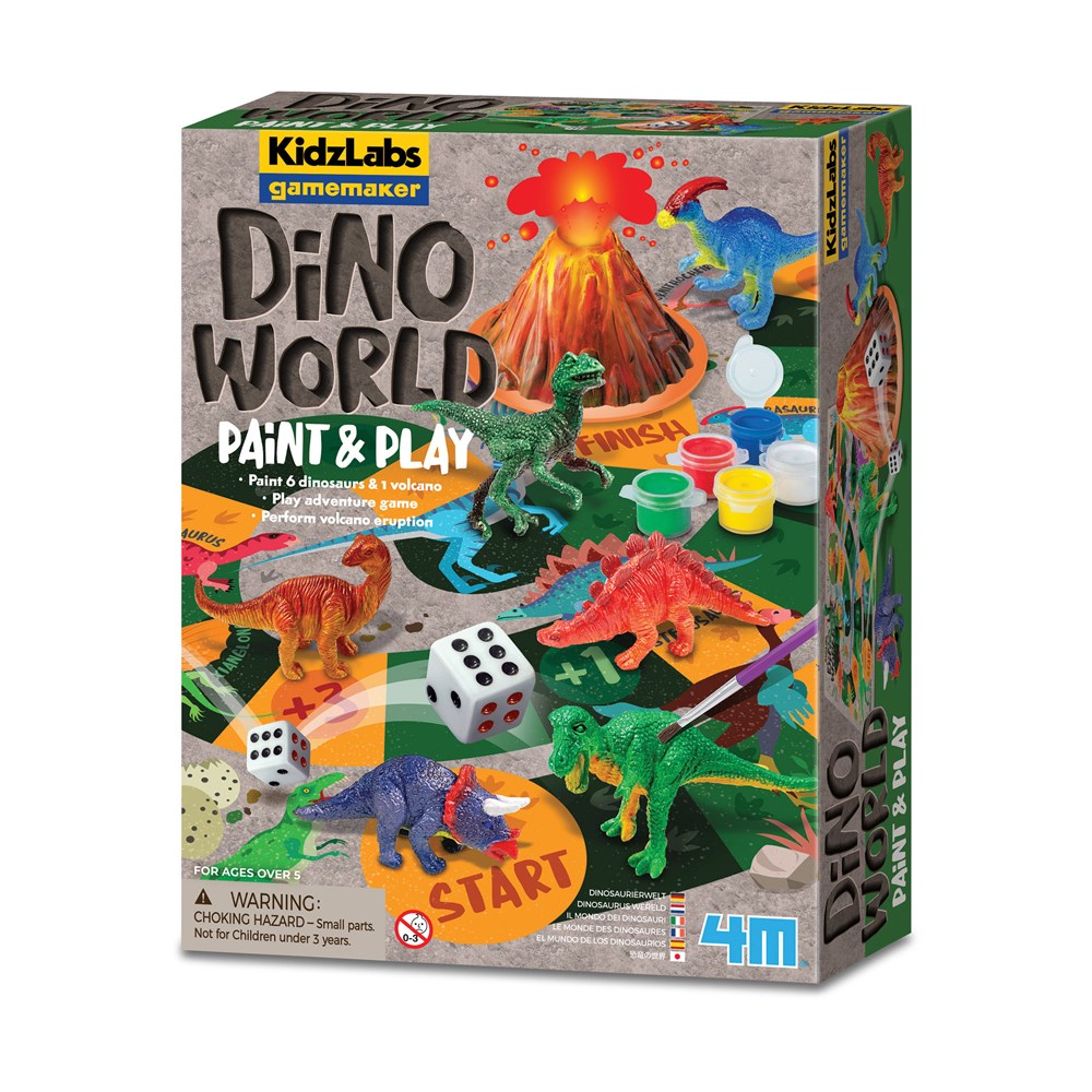 4M - KidzLabs - Gamemaker - Dino World Paint & Play