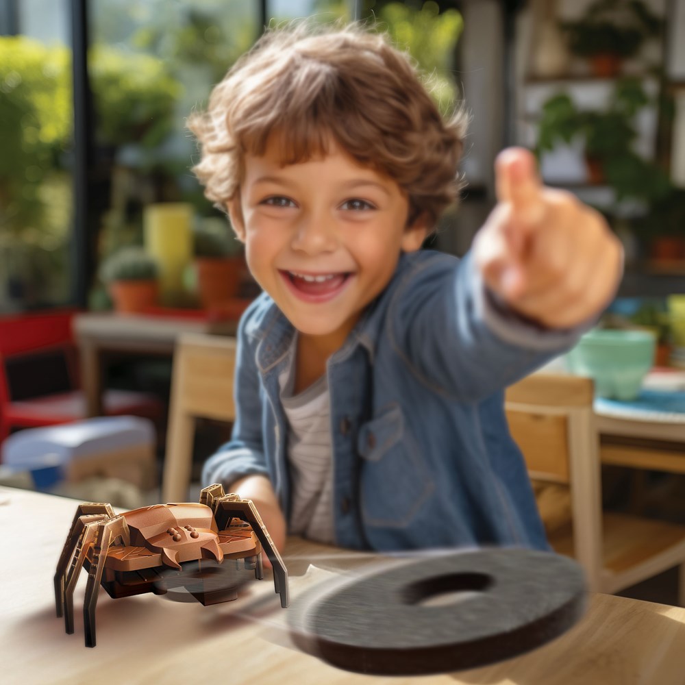 4M - KidzRobotix - Disc Launcher Spider Bot - Johnco