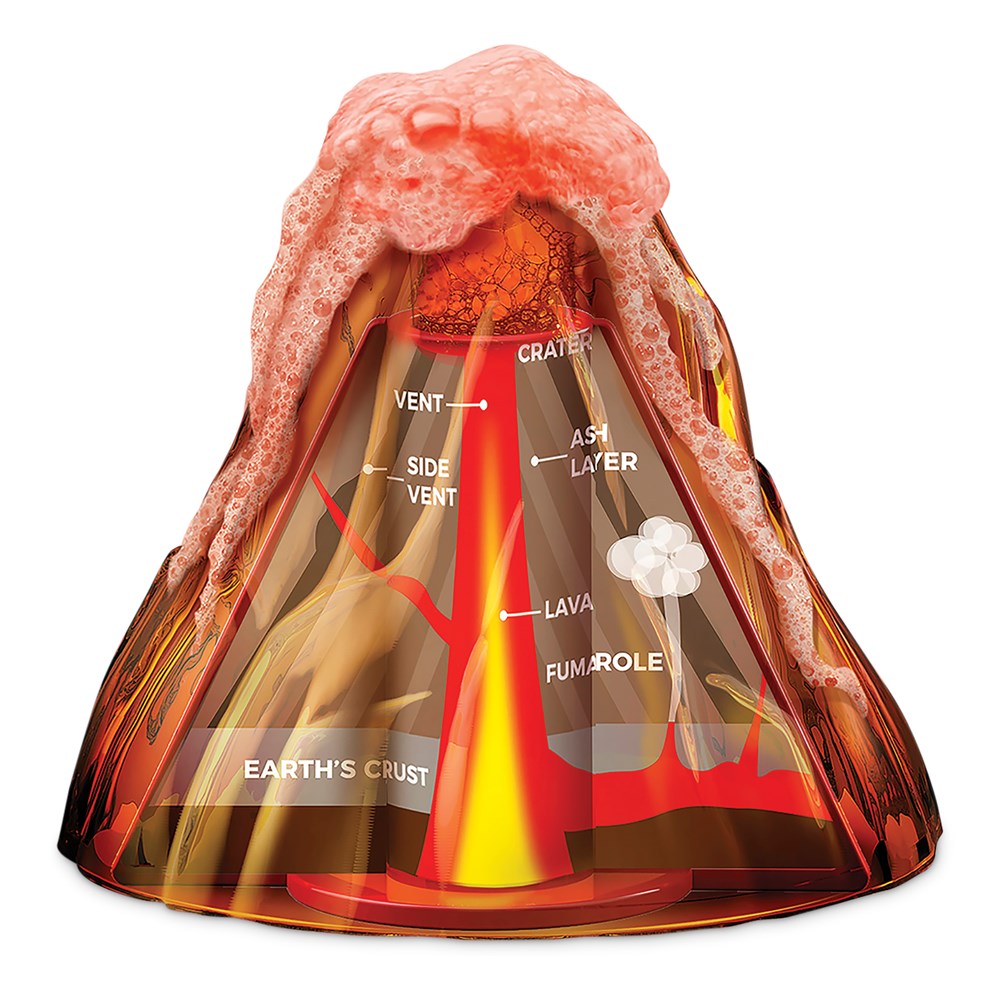 4M - KidzLabs - Table-Top Volcano - Johnco