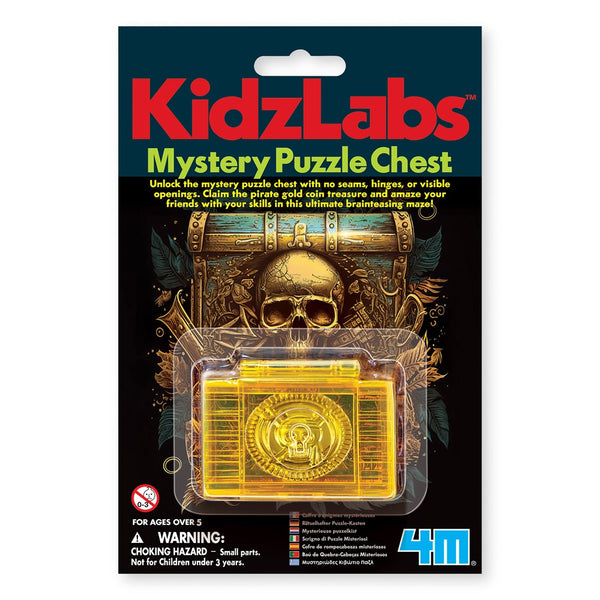 4M - KidzLabs - Mystery Puzzle Chest - Johnco