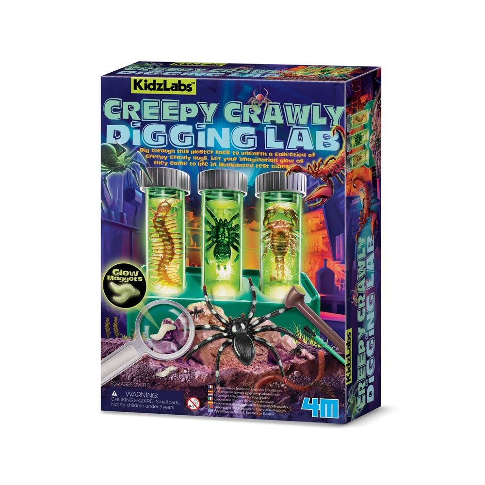 4M - KidzLabs - Creepy Crawly Digging Lab - Johnco