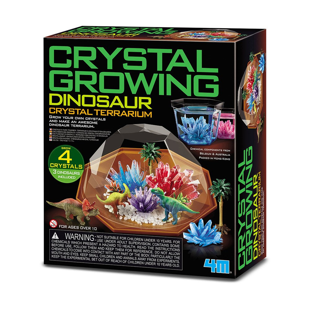 4M - Crystal Growing - Dinosaur Crystal Terrarium