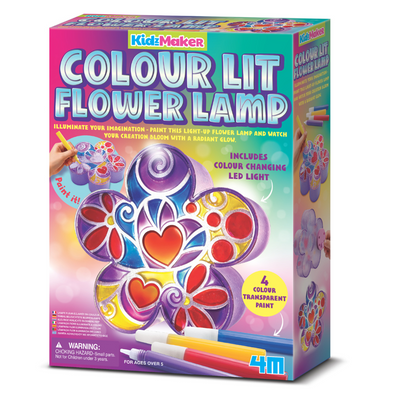 4M - KidzMaker - Colour Lit Flower Lamp
