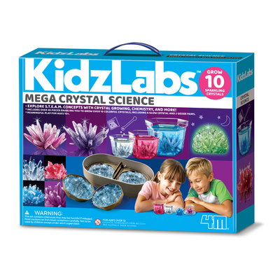 4M - KidzLabs - Mega Crystal Science