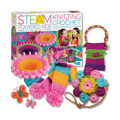 4M - STEAM Powered Kids - Knitting & Crochet