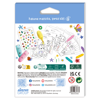 Haku Yoka - Mini Colouring Book  - Unicorn