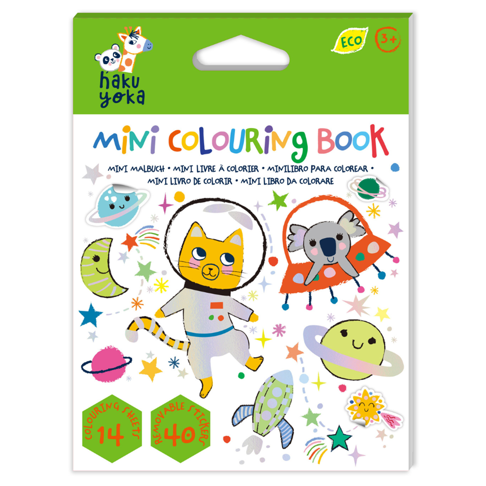 Haku Yoka - Mini Colouring Book  - Space
