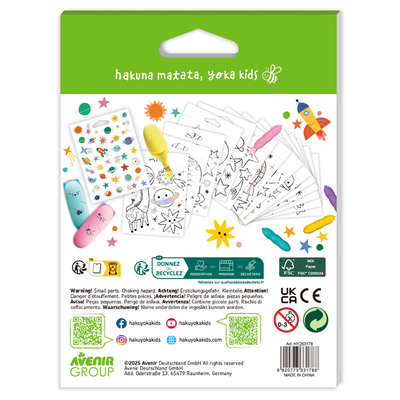 Haku Yoka - Mini Colouring Book  - Space