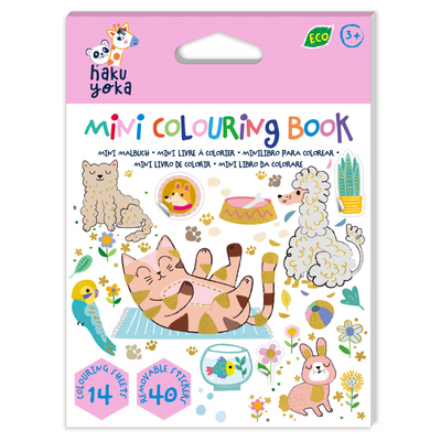 Haku Yoka - Mini Colouring Book  - Pets
