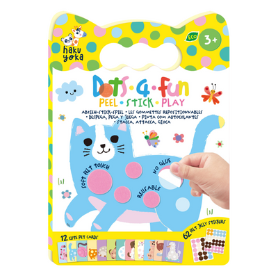 Haku Yoka - Dots 4 Fun - Peel Stick Play - Pets