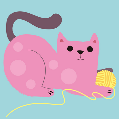 Haku Yoka - Dots 4 Fun - Peel Stick Play - Pets