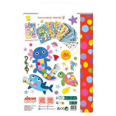 Haku Yoka - Dots 4 Fun - Colouring Book - Axolotl