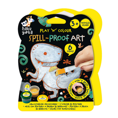 Haku Yoka - Play 'N' Colour - Dino Spill Proof Art
