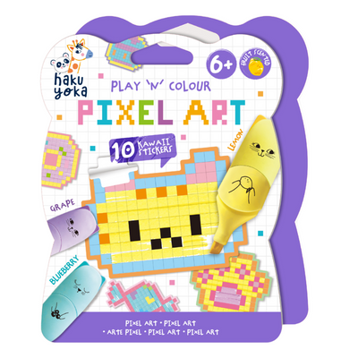 Haku Yoka - Play 'N' Colour - Kawaii Pixel Art