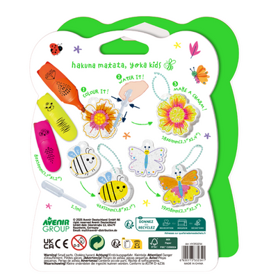 Haku Yoka - Play 'N' Colour - Garden Aqua Puffs Art