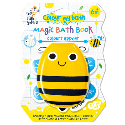 Haku Yoka - Colour My Bath - Magic Bath Book - Colours Appear - Bee