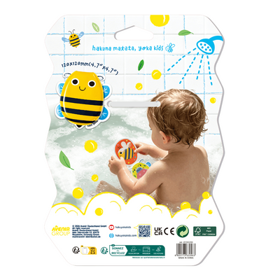 Haku Yoka - Colour My Bath - Magic Bath Book - Colours Appear - Bee