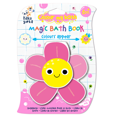 Haku Yoka - Colour My Bath - Magic Bath Book - Colours Appear - Flower