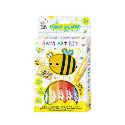 Haku Yoka - Colour My Bath - Bath Art Kit - Bee