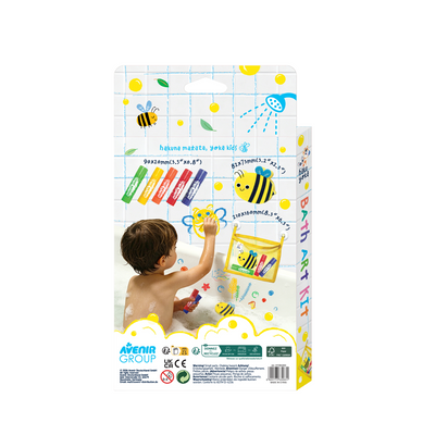 Haku Yoka - Colour My Bath - Bath Art Kit - Bee