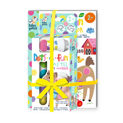 Haku Yoka - Dots 4 Fun - Gift Set - Pastel
