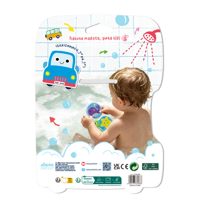 Haku Yoka - Colour My Bath - Magic Bath Book - Colours Disappear - Car