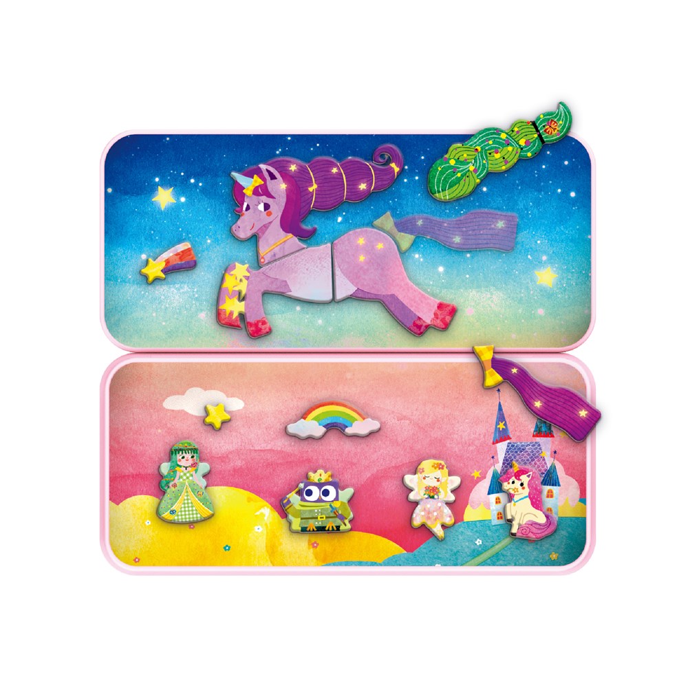 mierEdu - Travel Magnetic Box - Unicorns - Johnco