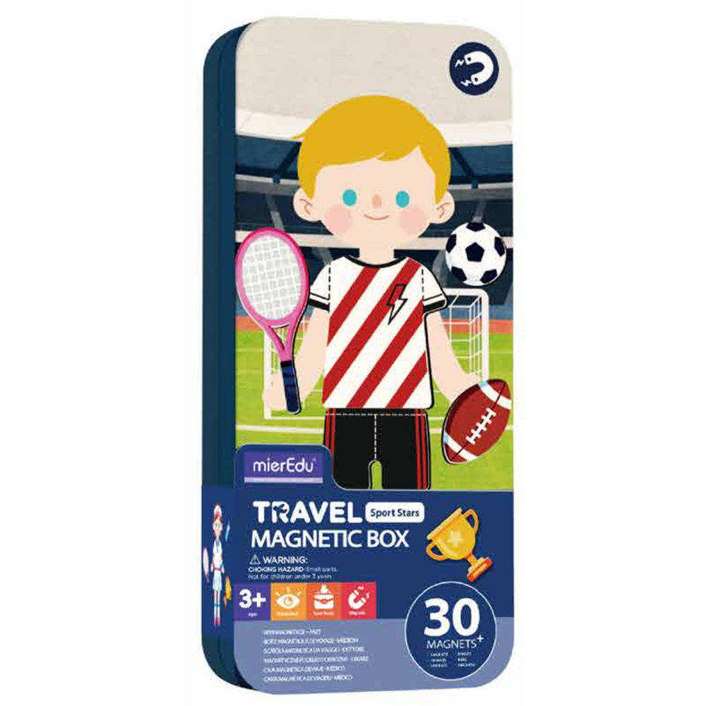 mierEdu - Travel Magnetic Box - Sports Stars
