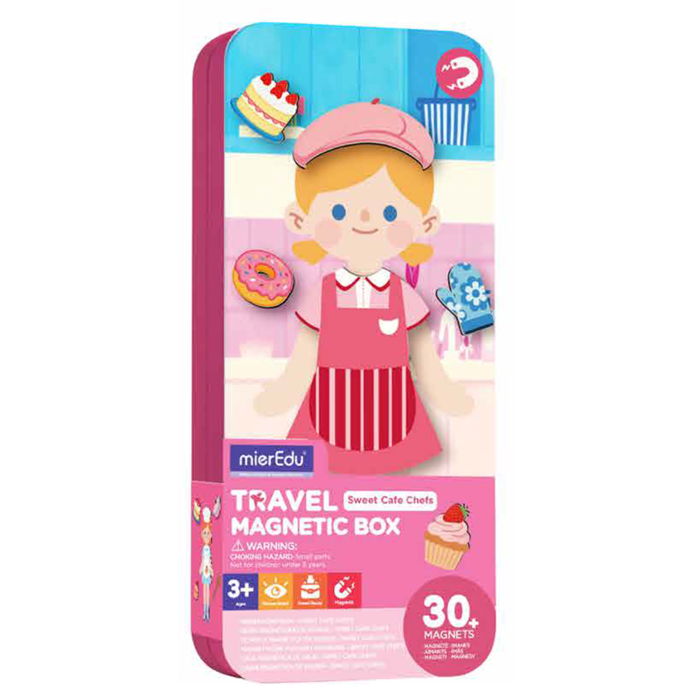 mierEdu - Travel Magnetic Box - Sweet Café Chefs