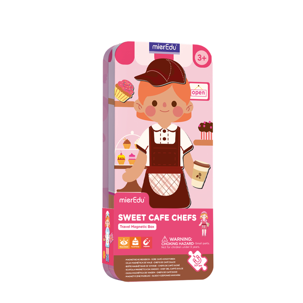 mierEdu - Travel Magnetic Box - Sweet Café Chefs