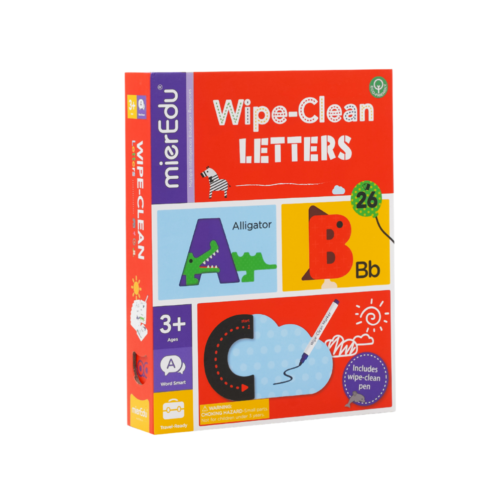 mierEdu - Wipe Clean Activity Set - Letters