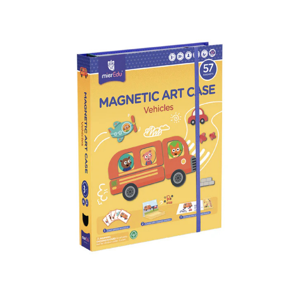 mierEdu - Magnetic Art Case - Vehicles