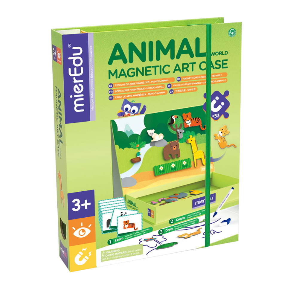 mierEdu - Magnetic Art Case - Animal World