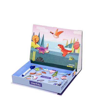 mierEdu - Magnetic Art Case - Dino World