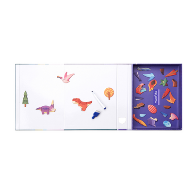 mierEdu - Magnetic Art Case - Dino World