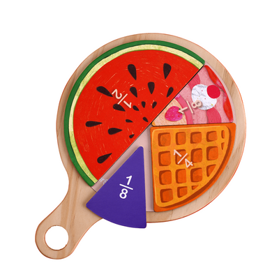 mierEdu - MI Maths Brain - Yummy Food Fraction Board